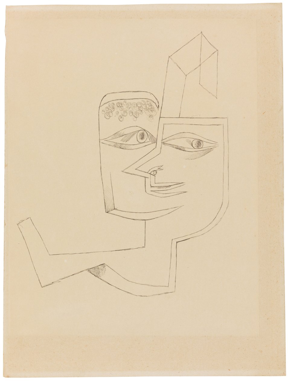 Portret fajnej kobiety, 1919. autorstwa Paul Klee