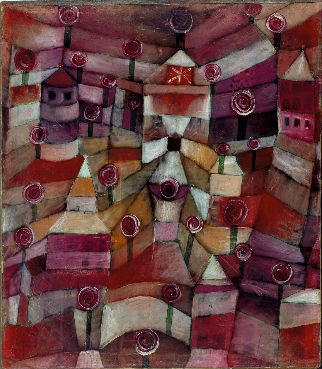 Ogród różany autorstwa Paul Klee