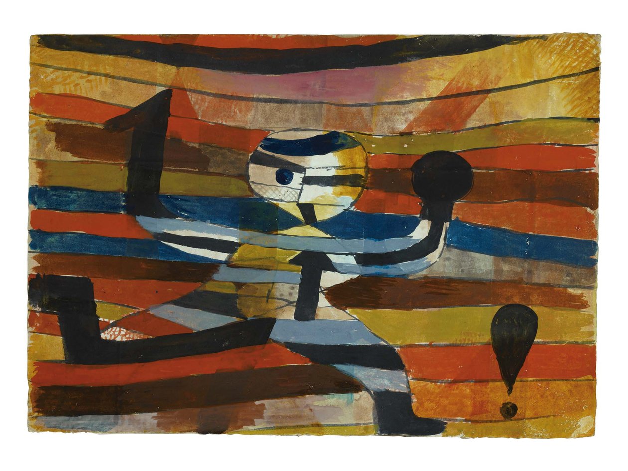 Biegacz - Prostytutka - Bokser, 1920 autorstwa Paul Klee