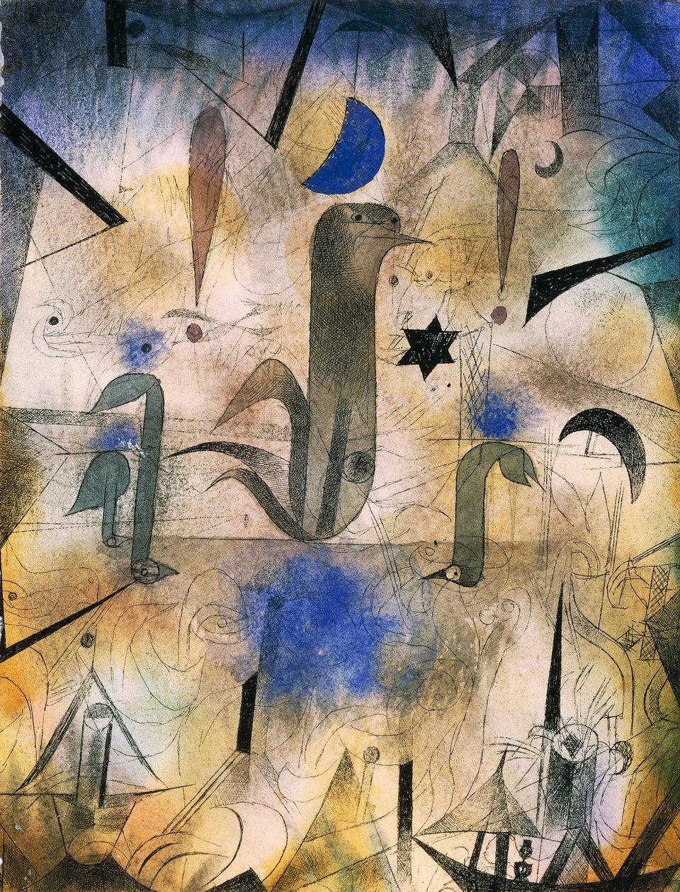 Syreny statków autorstwa Paul Klee
