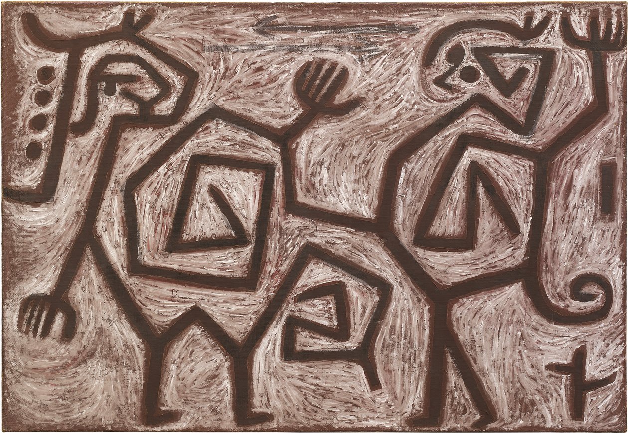 Duet Sprzeczka, 1938. autorstwa Paul Klee