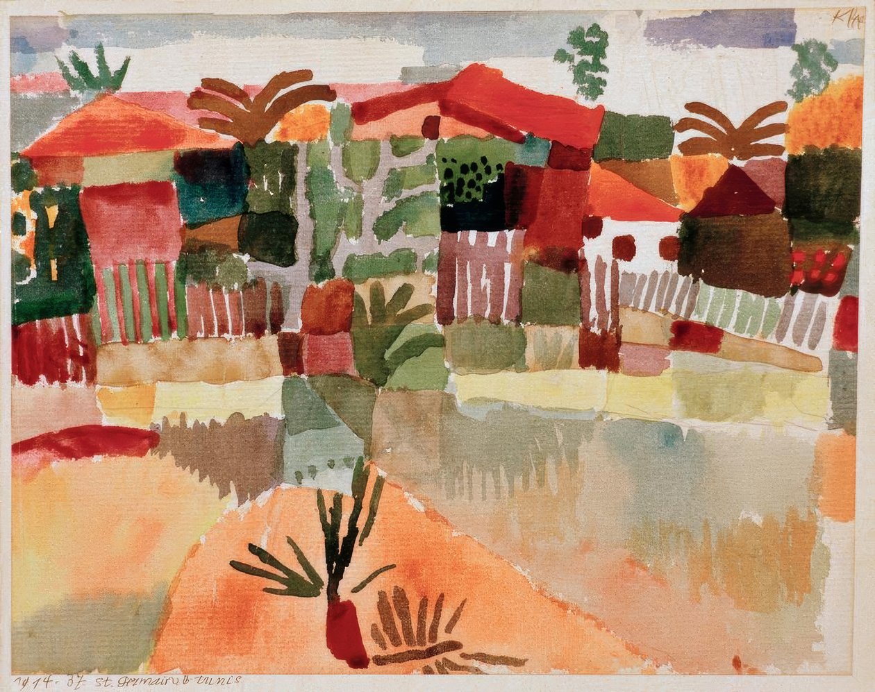 St. Germain ur. Tunis autorstwa Paul Klee