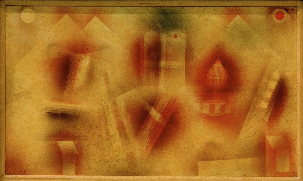 Martwa natura z fragmentami autorstwa Paul Klee
