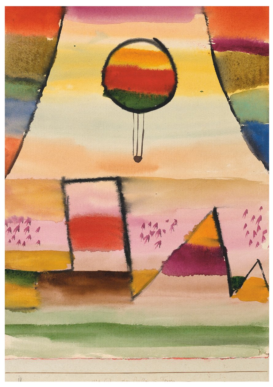 Balon w oknie, 1929. autorstwa Paul Klee