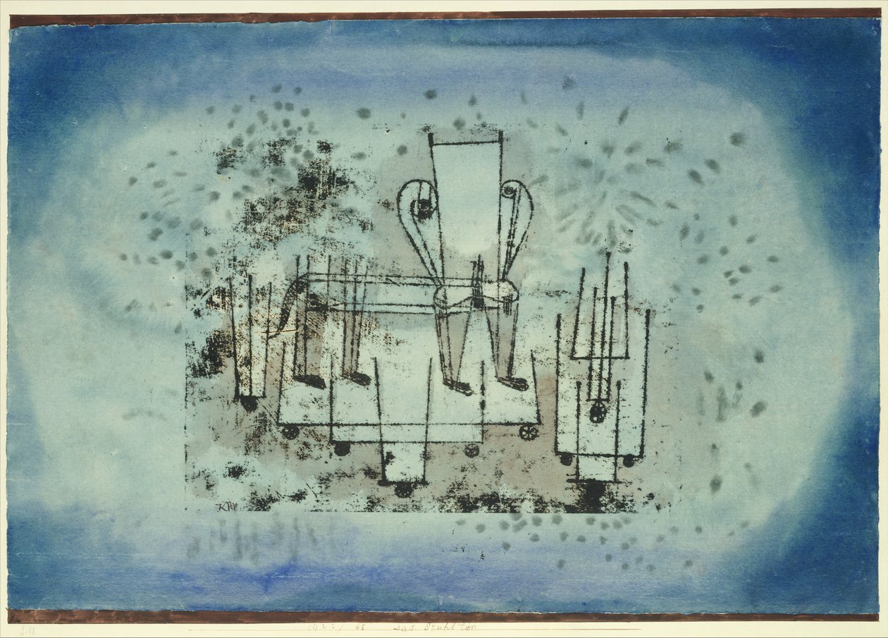 Krzesło-zwierzę autorstwa Paul Klee