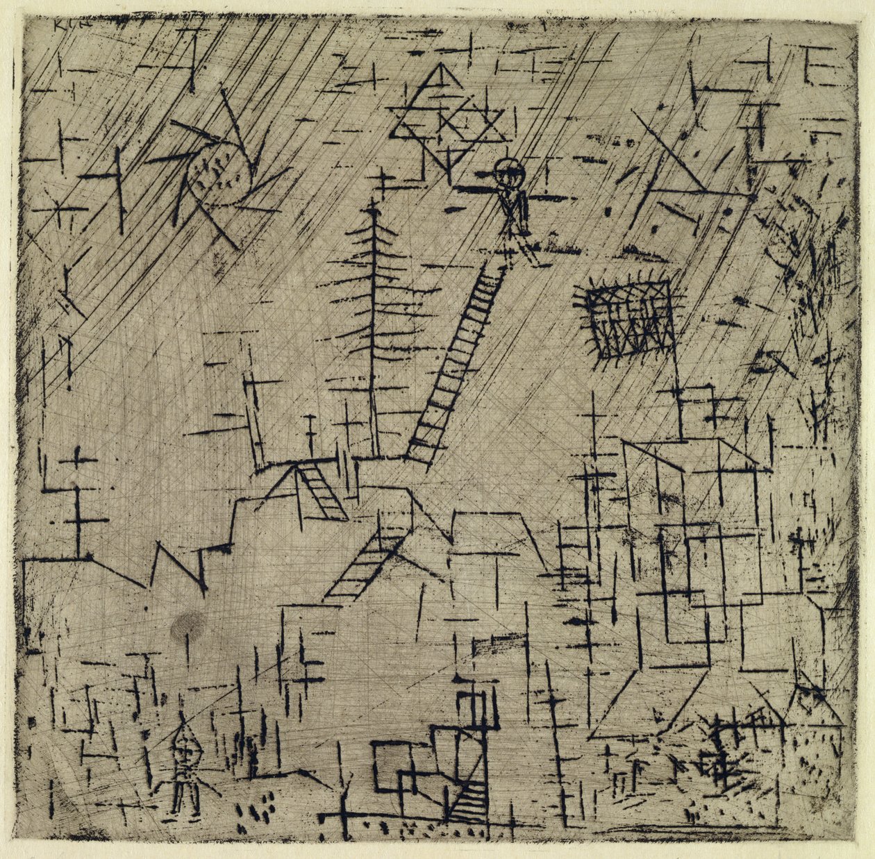 Czarodziej w kwietniu autorstwa Paul Klee