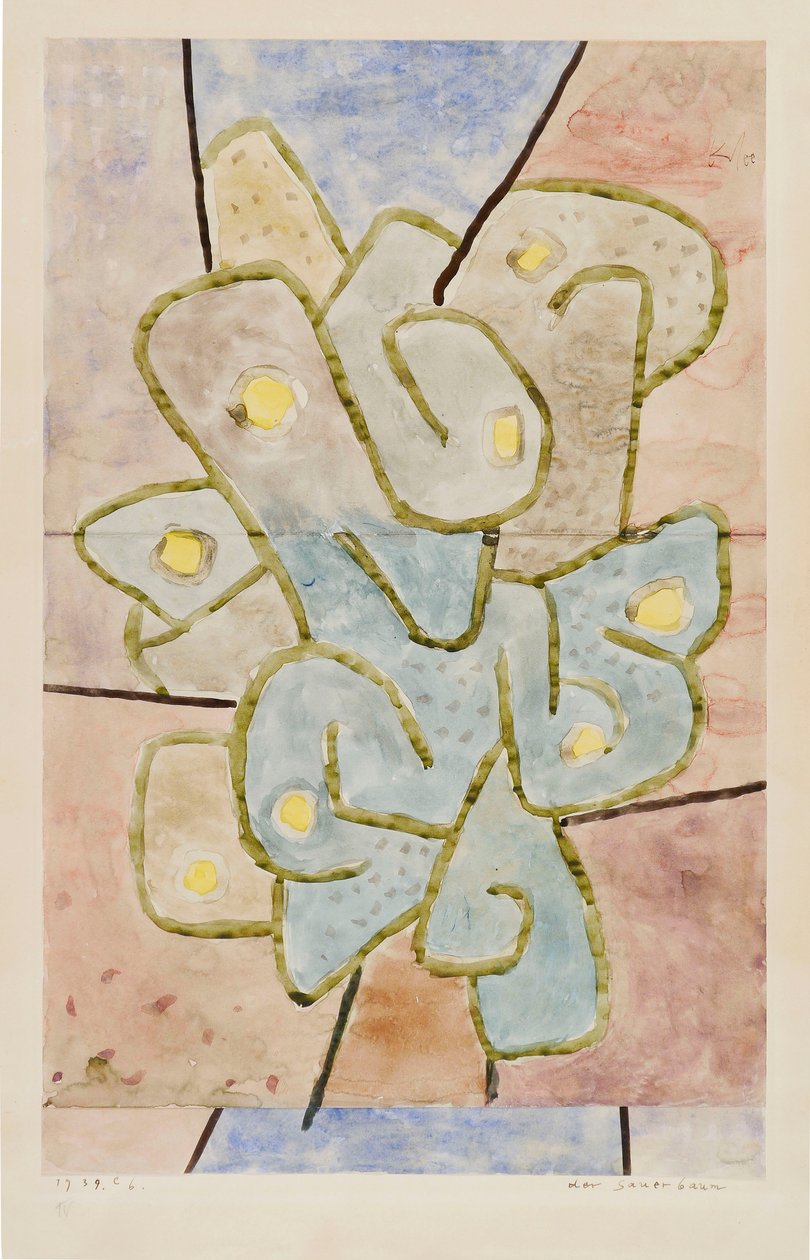 Kwaśne Drzewo, 1939. autorstwa Paul Klee