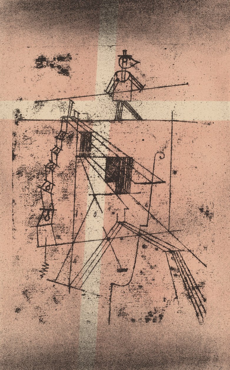 Chodzik po linie Seiltänzer, 1923. autorstwa Paul Klee