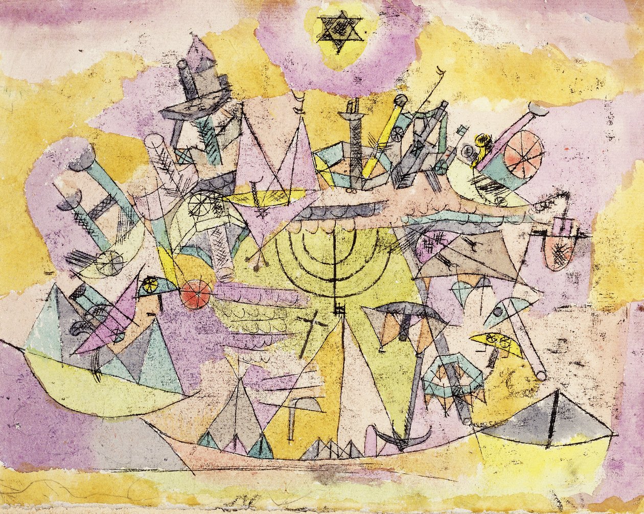 Pechowe statki; Wielkanoc statków autorstwa Paul Klee