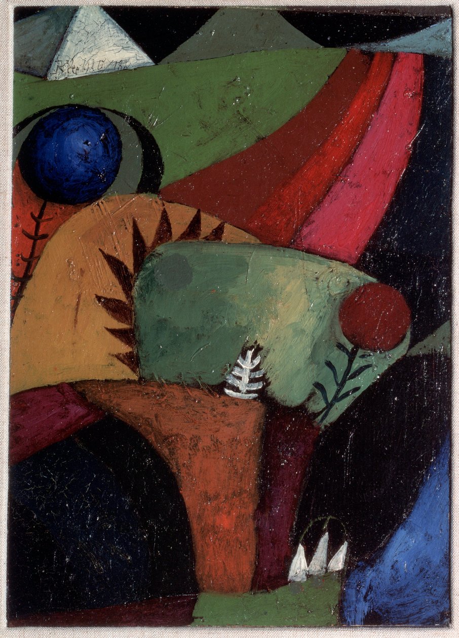Trzy dzwonki - malowanie autorstwa Paul Klee