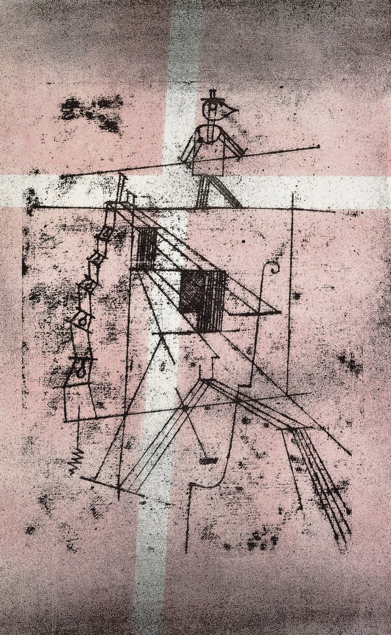 Linoskoczek; Seiltanzer autorstwa Paul Klee