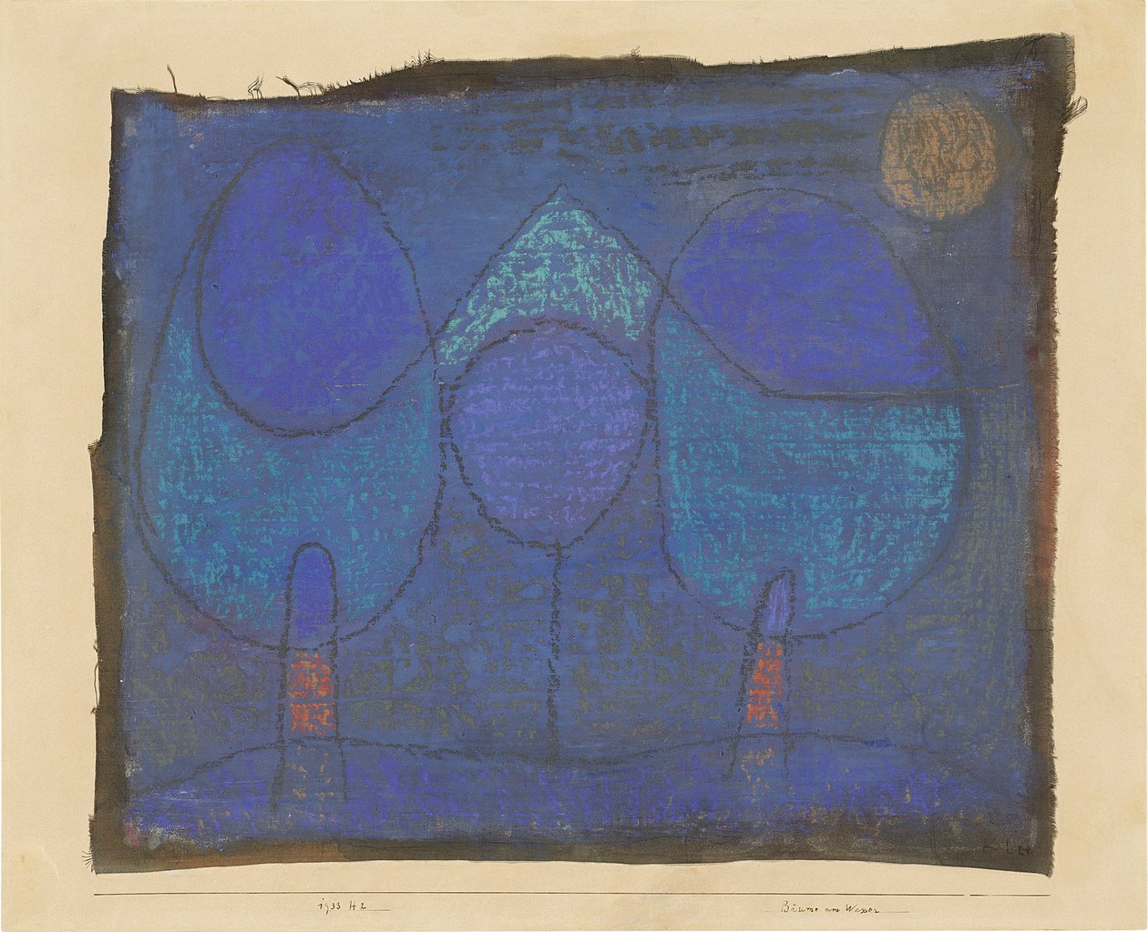 Drzewa nad wodą, 1933. autorstwa Paul Klee