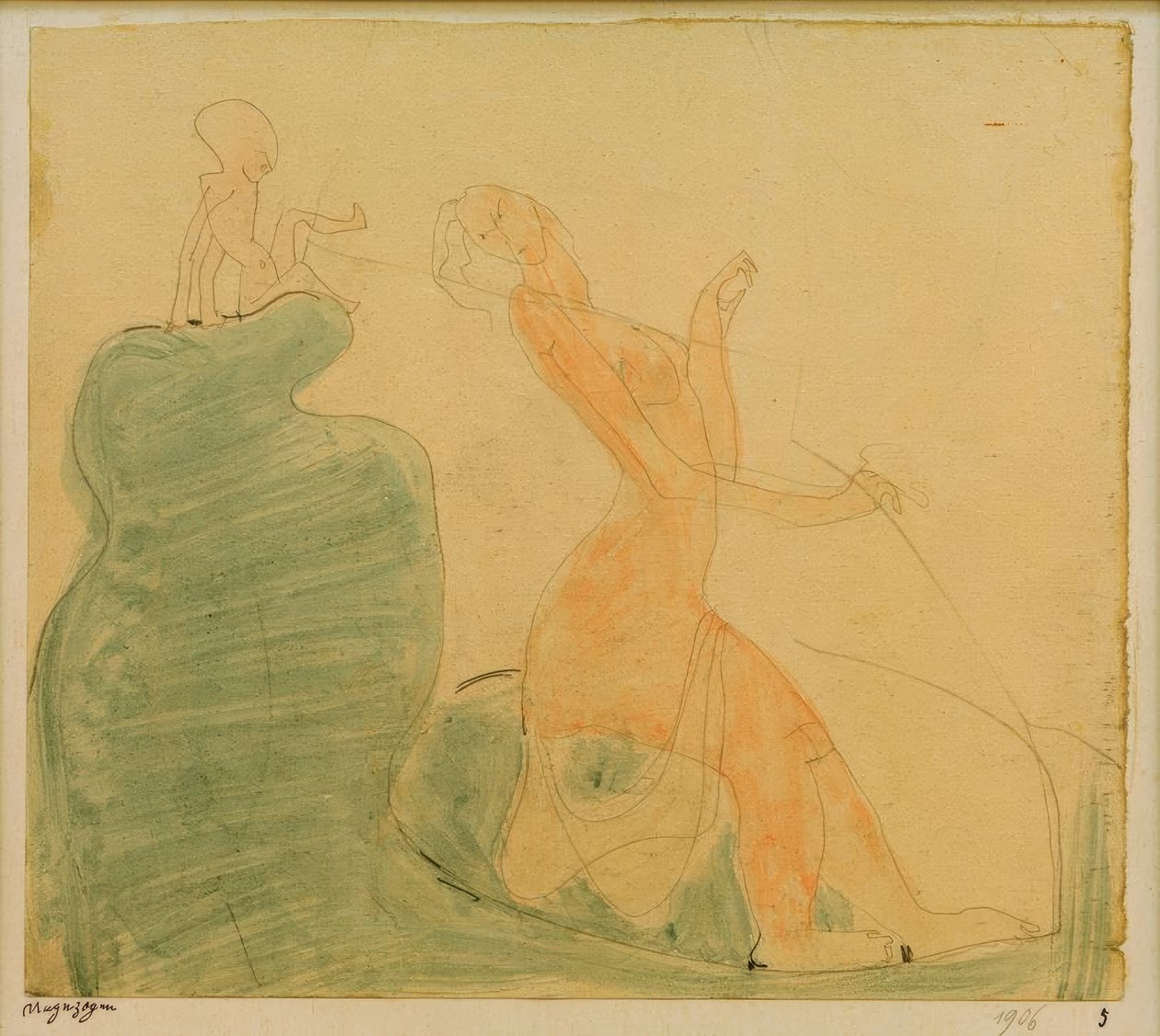 Niegrzeczny (Afrodyta i niegrzeczny Eros autorstwa Paul Klee
