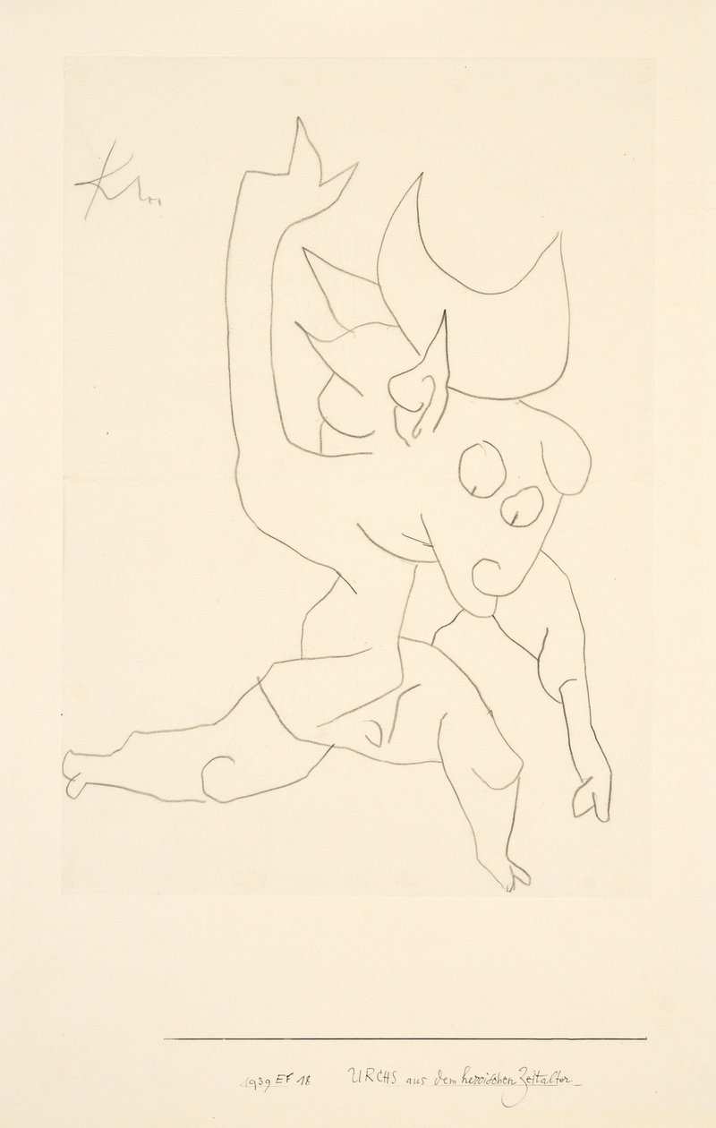 Urchs z epoki heroicznej, 1939. autorstwa Paul Klee