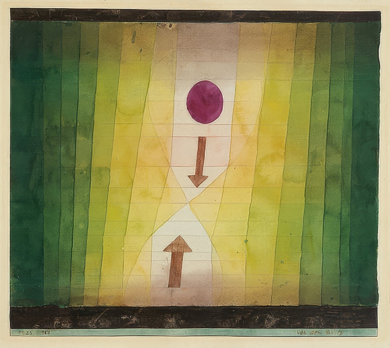 Przed piorunem. 1923,150 autorstwa Paul Klee
