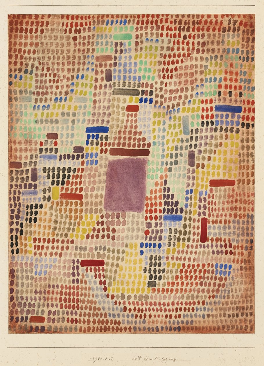 Z wejściem autorstwa Paul Klee