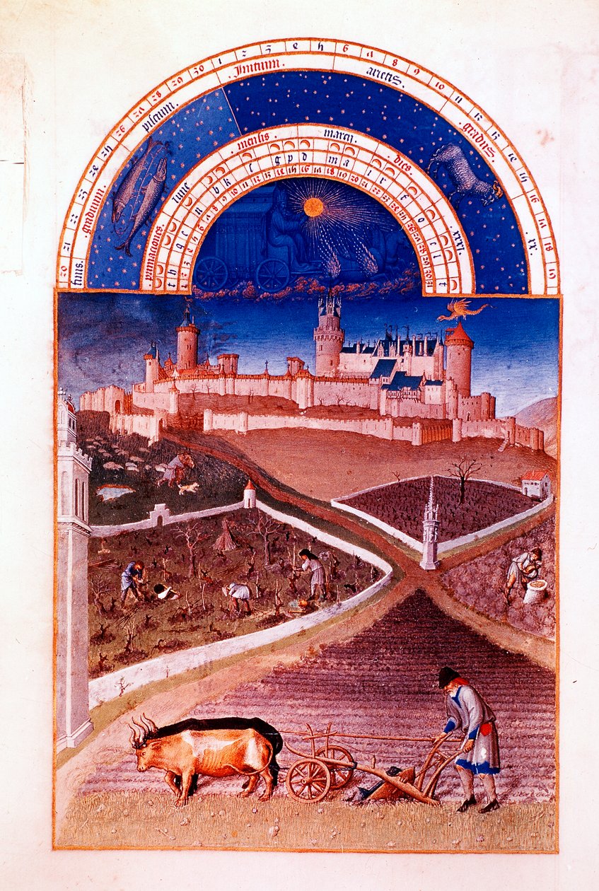 Marzec 1412-1416 autorstwa Paul Limbourg