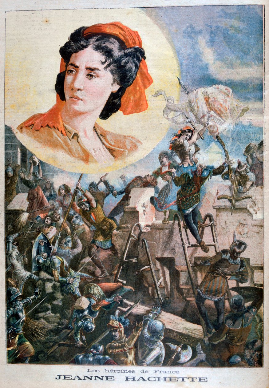 Jeanne Hachette, francuska bohaterka, 1894 autorstwa Paul Merwart