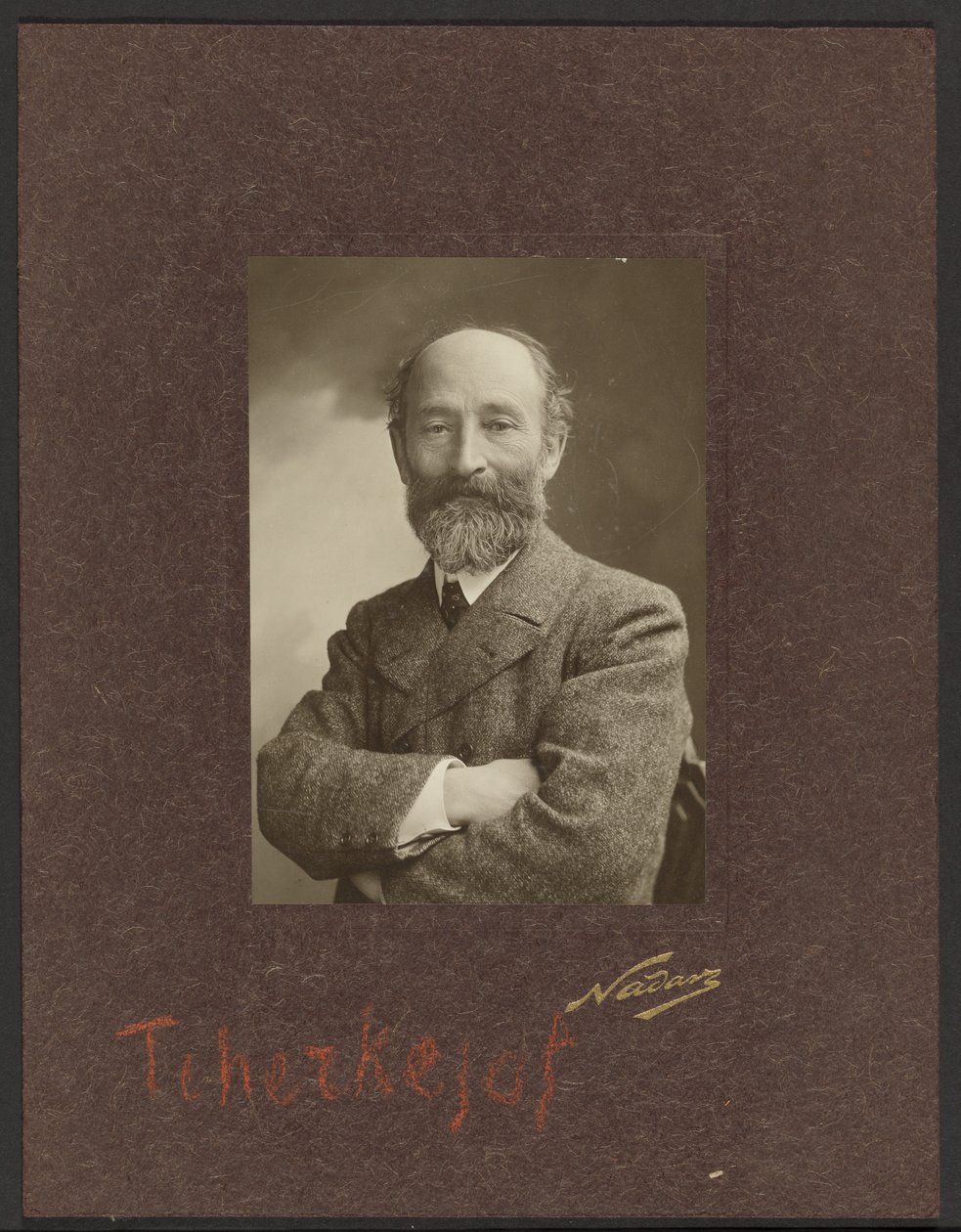 [Portret mężczyzny] autorstwa Paul Nadar