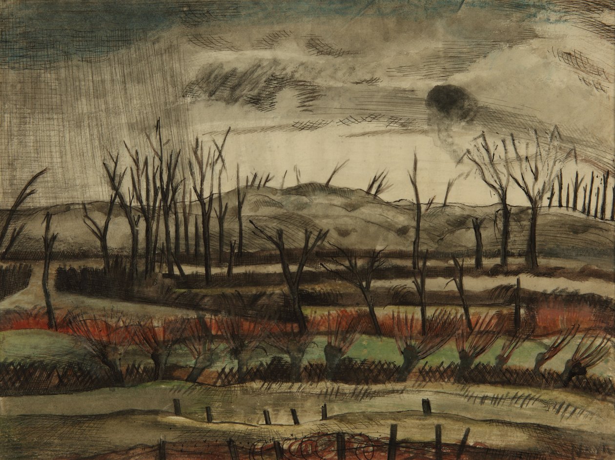 Opuszczony krajobraz, Ypres Salient autorstwa Paul Nash