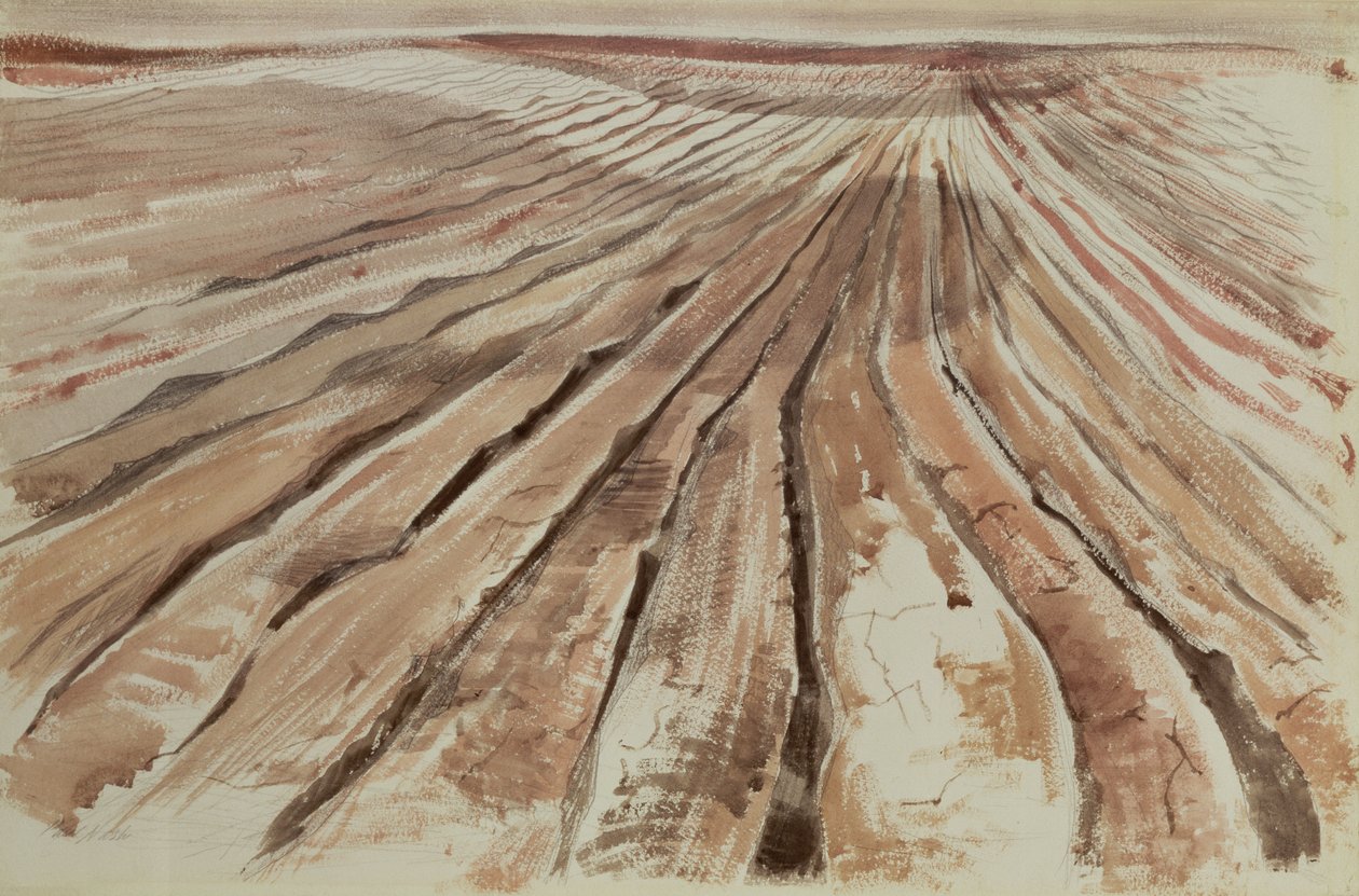 Ziemia, Niebo autorstwa Paul Nash