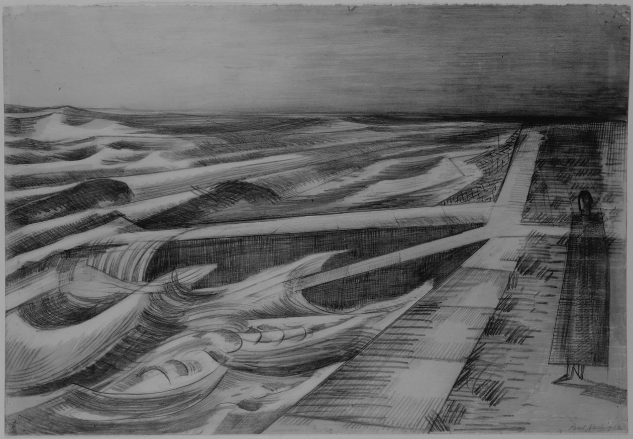 Night Tide, Dymchurch autorstwa Paul Nash