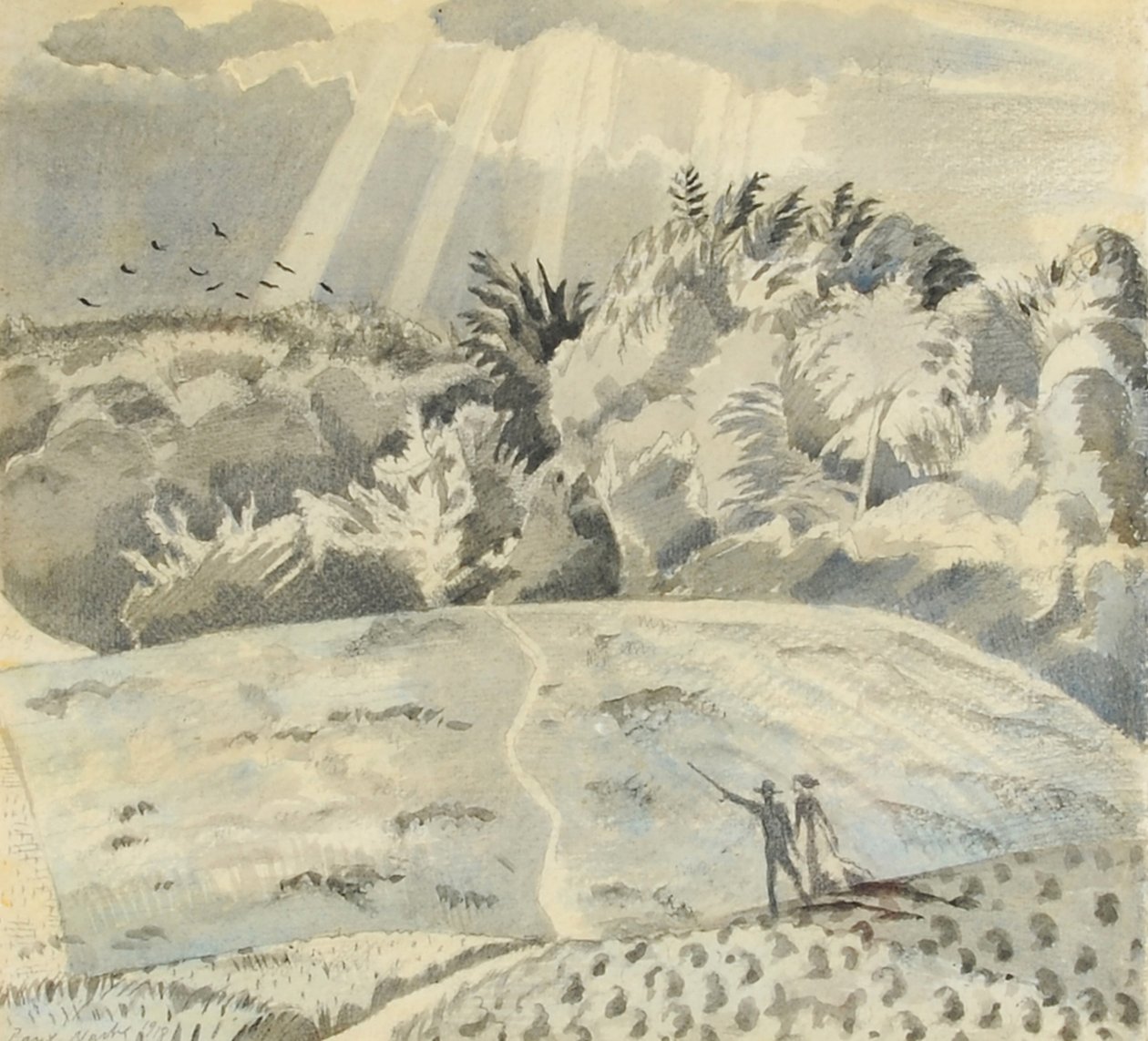 Ścieżka polna autorstwa Paul Nash