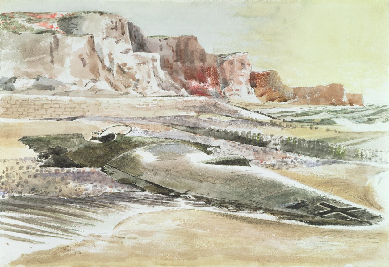 Najeźdźca na brzegu autorstwa Paul Nash
