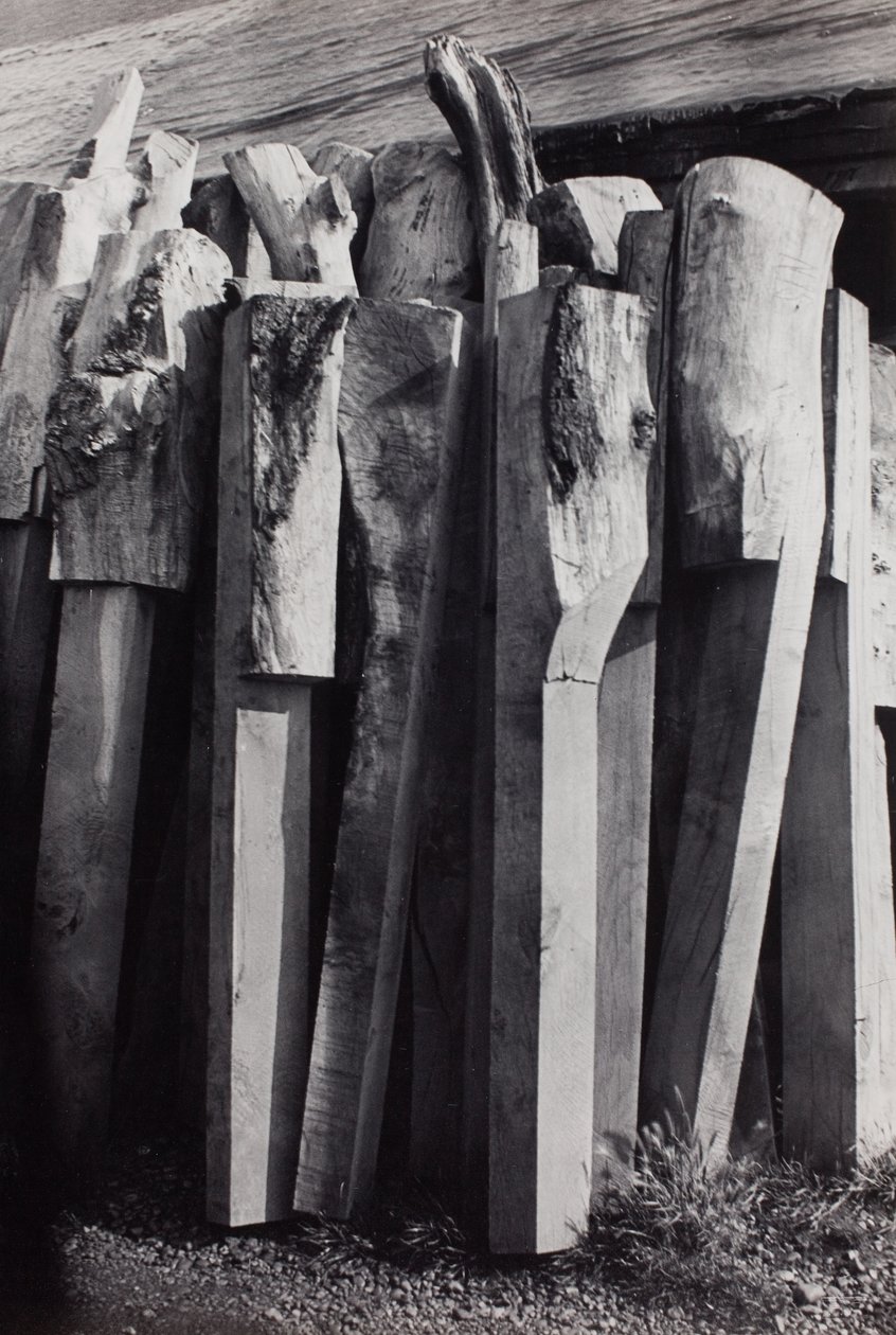 Totemy", stara stocznia, port Rye autorstwa Paul Nash