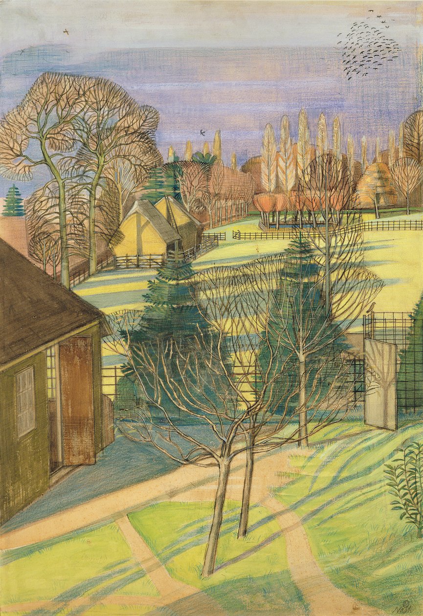 Zimowy krajobraz autorstwa Paul Nash