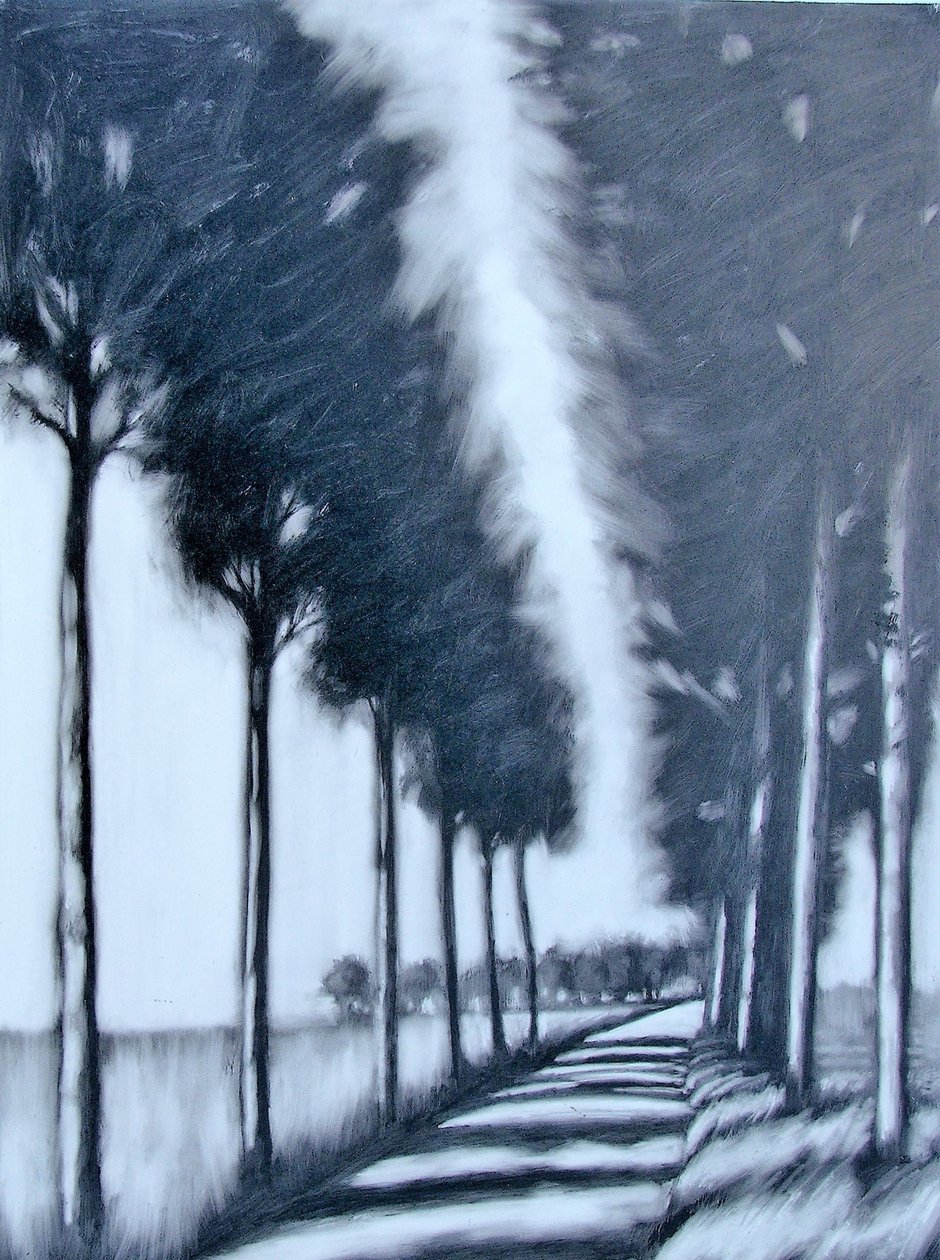Avenue (akryl na pokładzie) autorstwa Paul Powis