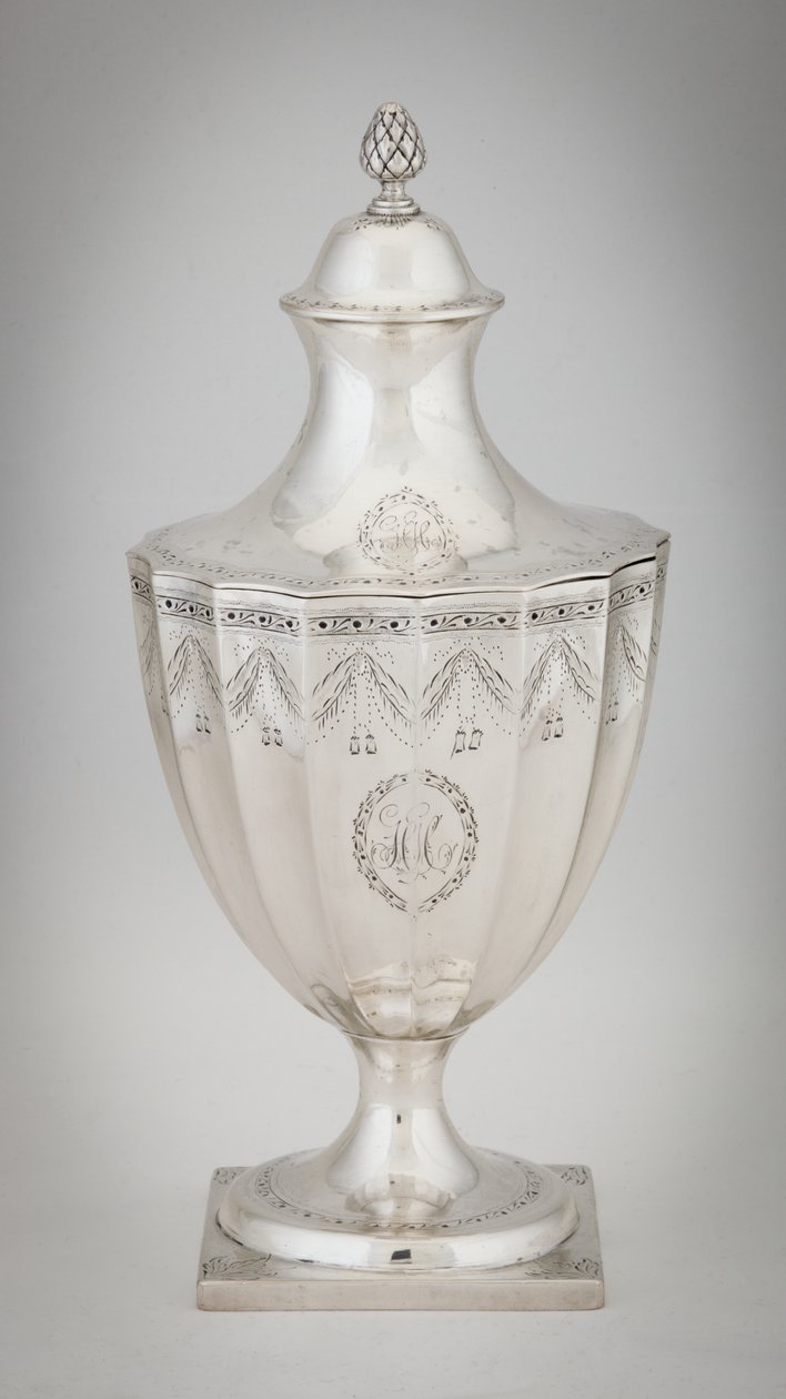 Urna Cukrowa, ok. 1795 (srebrna) autorstwa Paul Revere