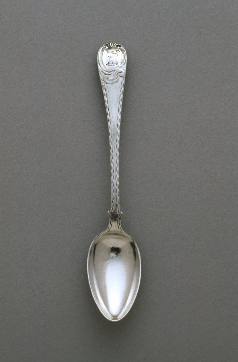 Łyżeczka, ok. 1765-1790 (srebrny) autorstwa Paul Revere