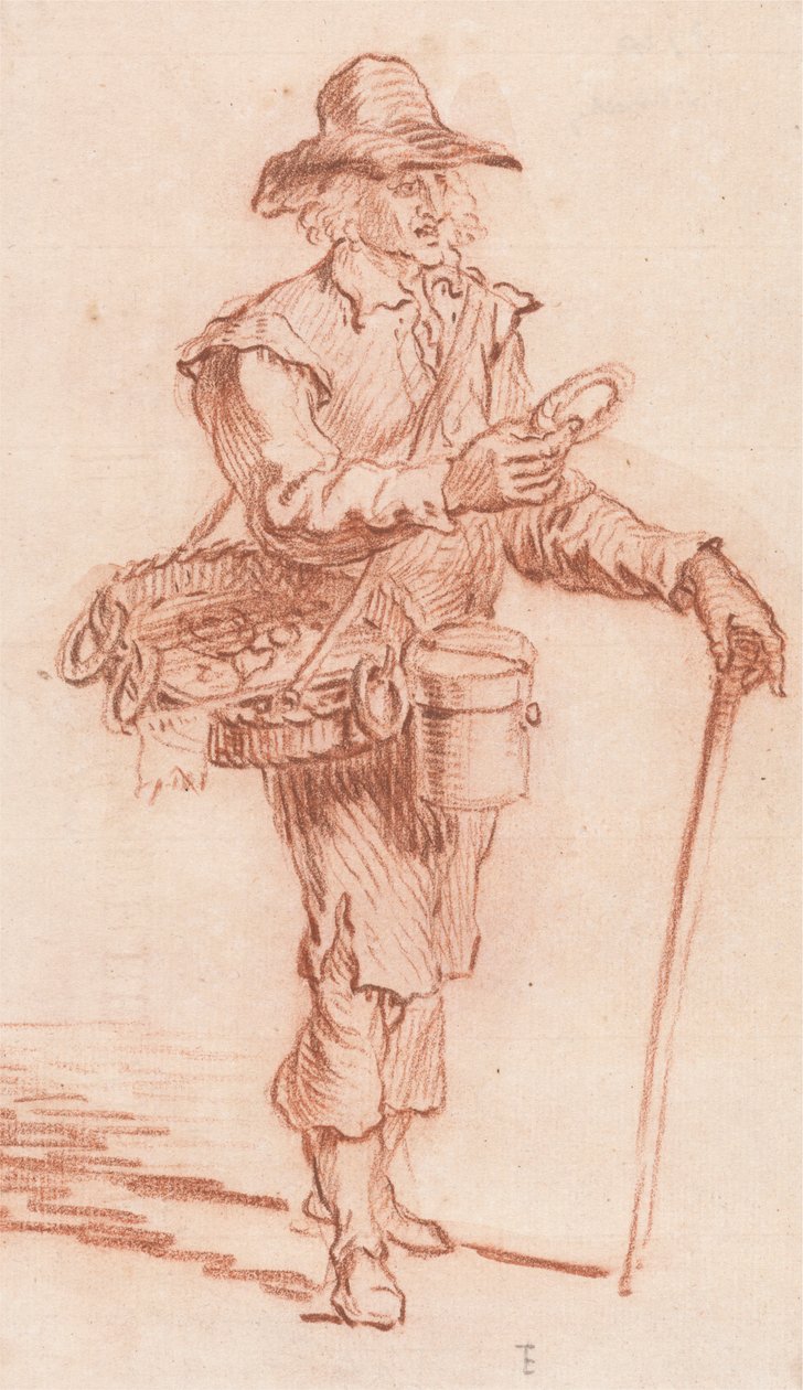 Wędrowny handlarz autorstwa Paul Sandby