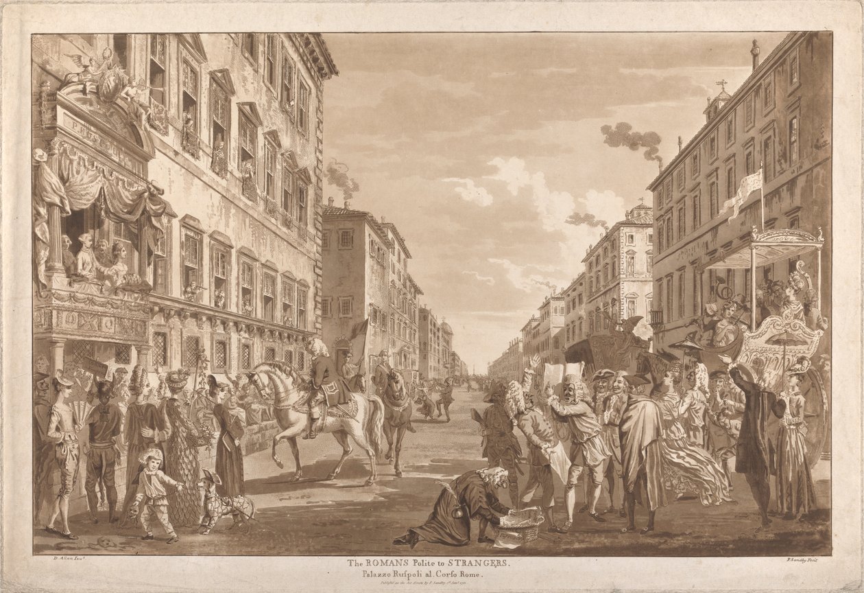 Римляне вежливы с Strangerspolish autorstwa Paul Sandby