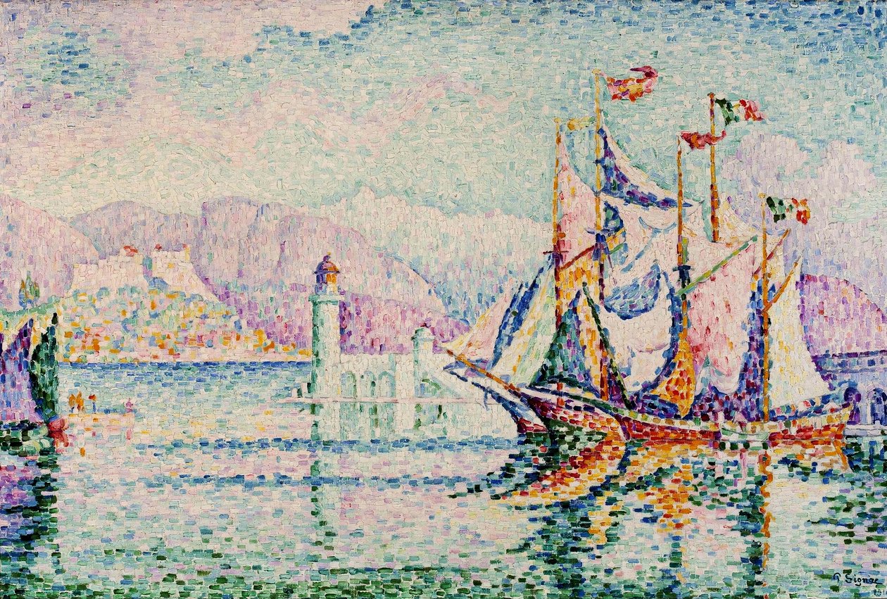 Antibes - rano. autorstwa Paul Signac