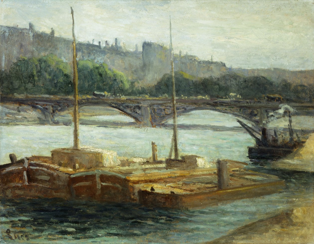 Łodzie w Groix; Łodzie w Groix, autorstwa Paul Signac