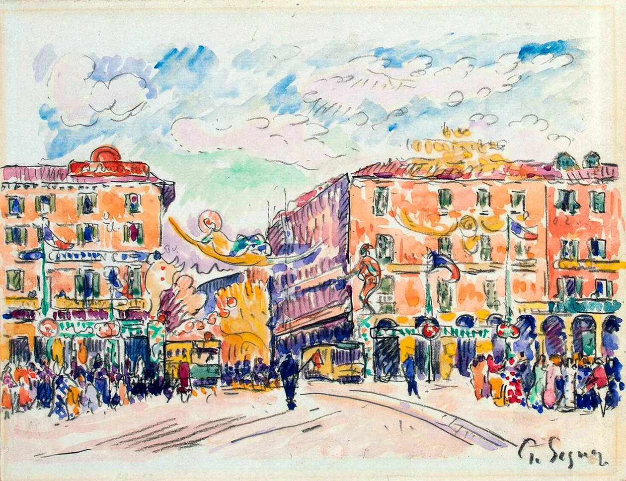 Plac Miejski, ok. 1925. autorstwa Paul Signac