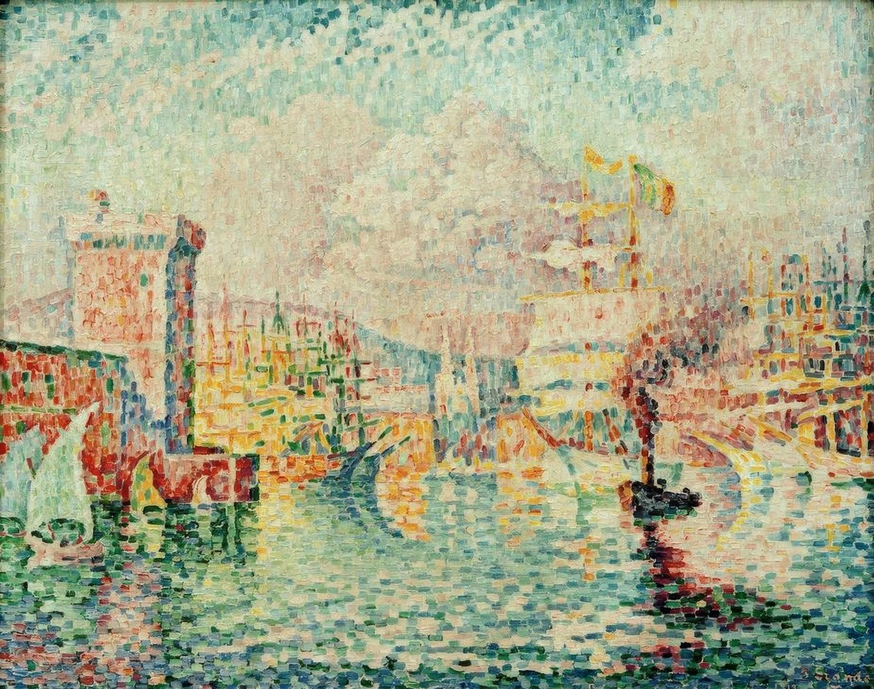 Port w Marsylii autorstwa Paul Signac