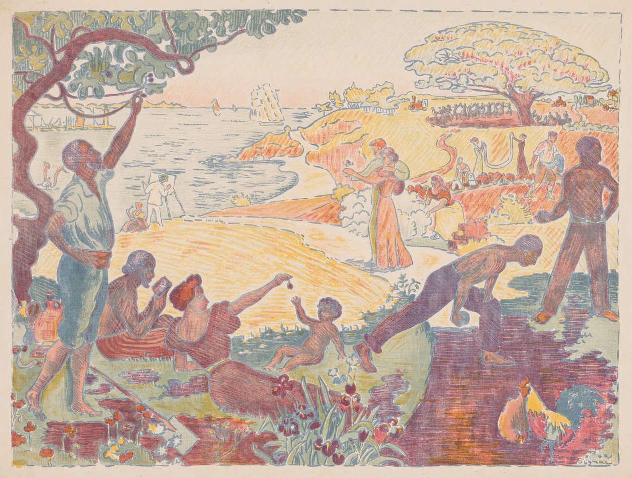Czasy harmonijne, 1895-1896. autorstwa Paul Signac