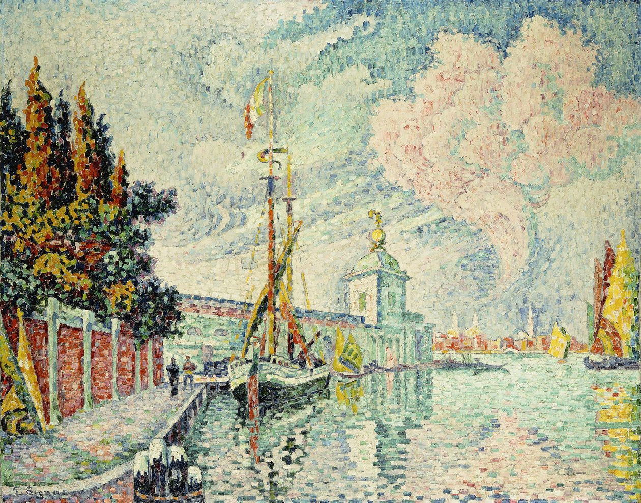 Urząd Celny, 1909 autorstwa Paul Signac