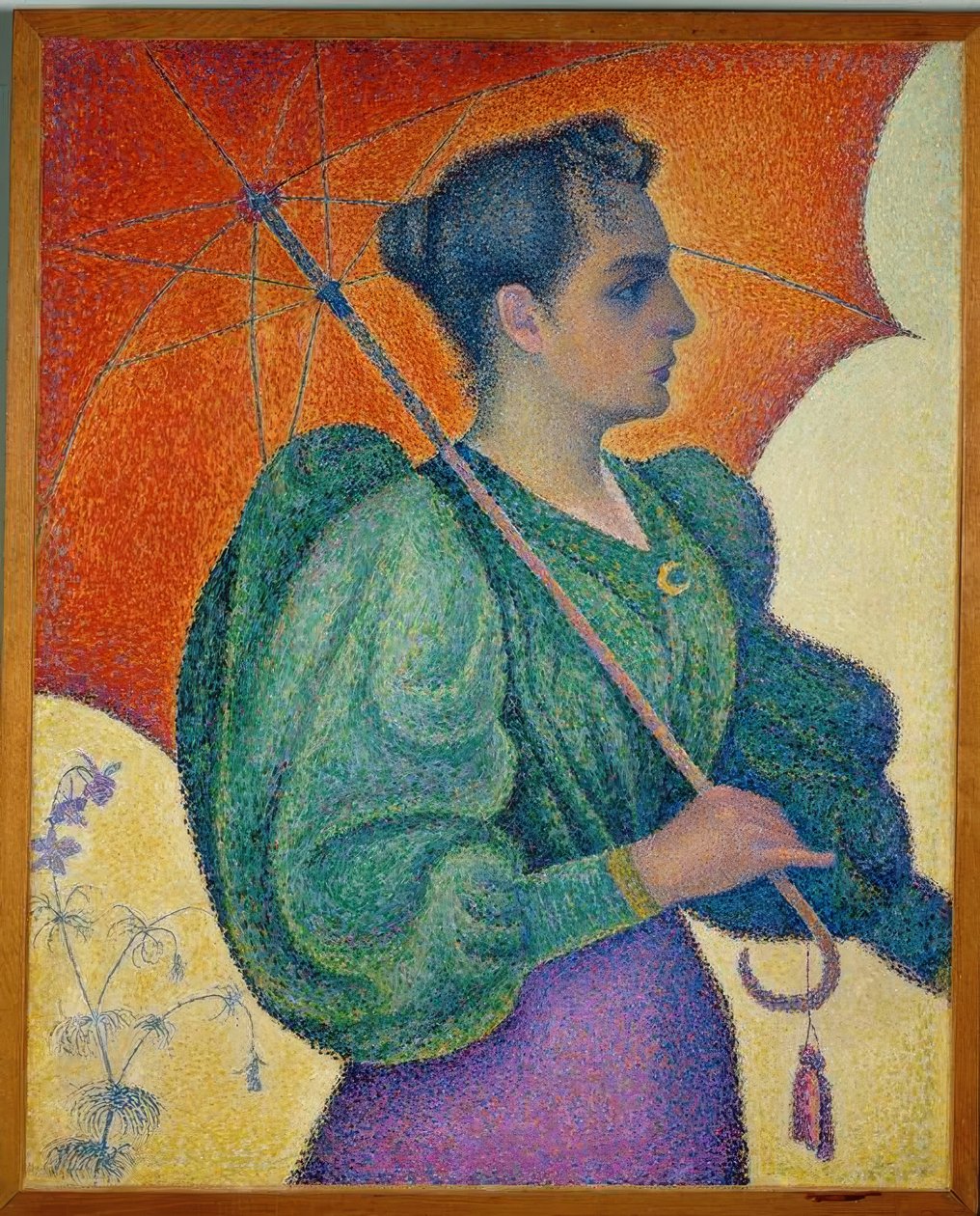 Kobieta z parasolem autorstwa Paul Signac