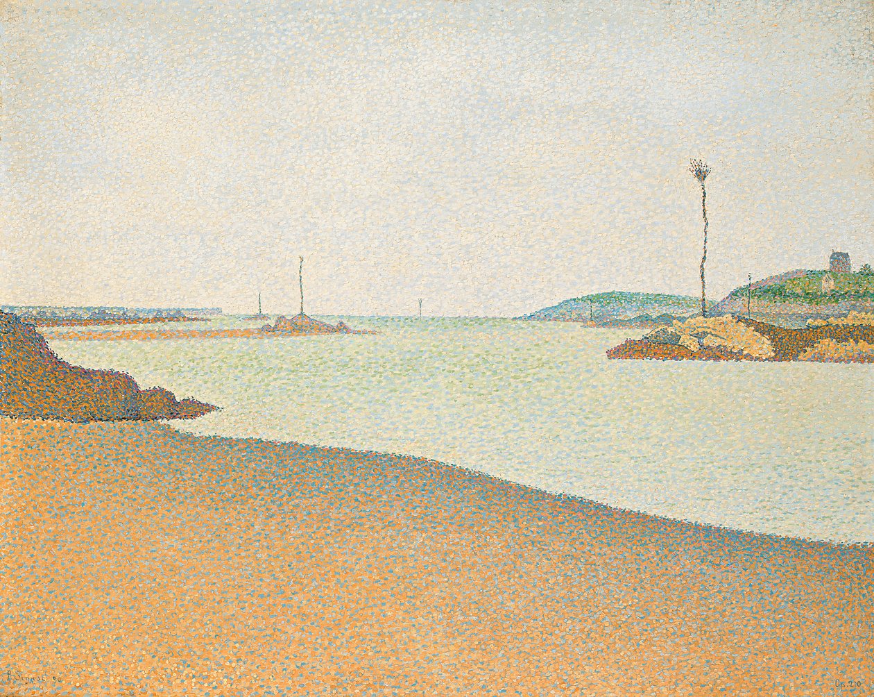 Latarnie, Saint-Briac, 1890 autorstwa Paul Signac