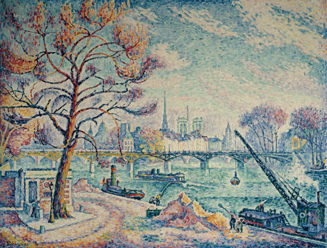 Pont des Arts autorstwa Paul Signac
