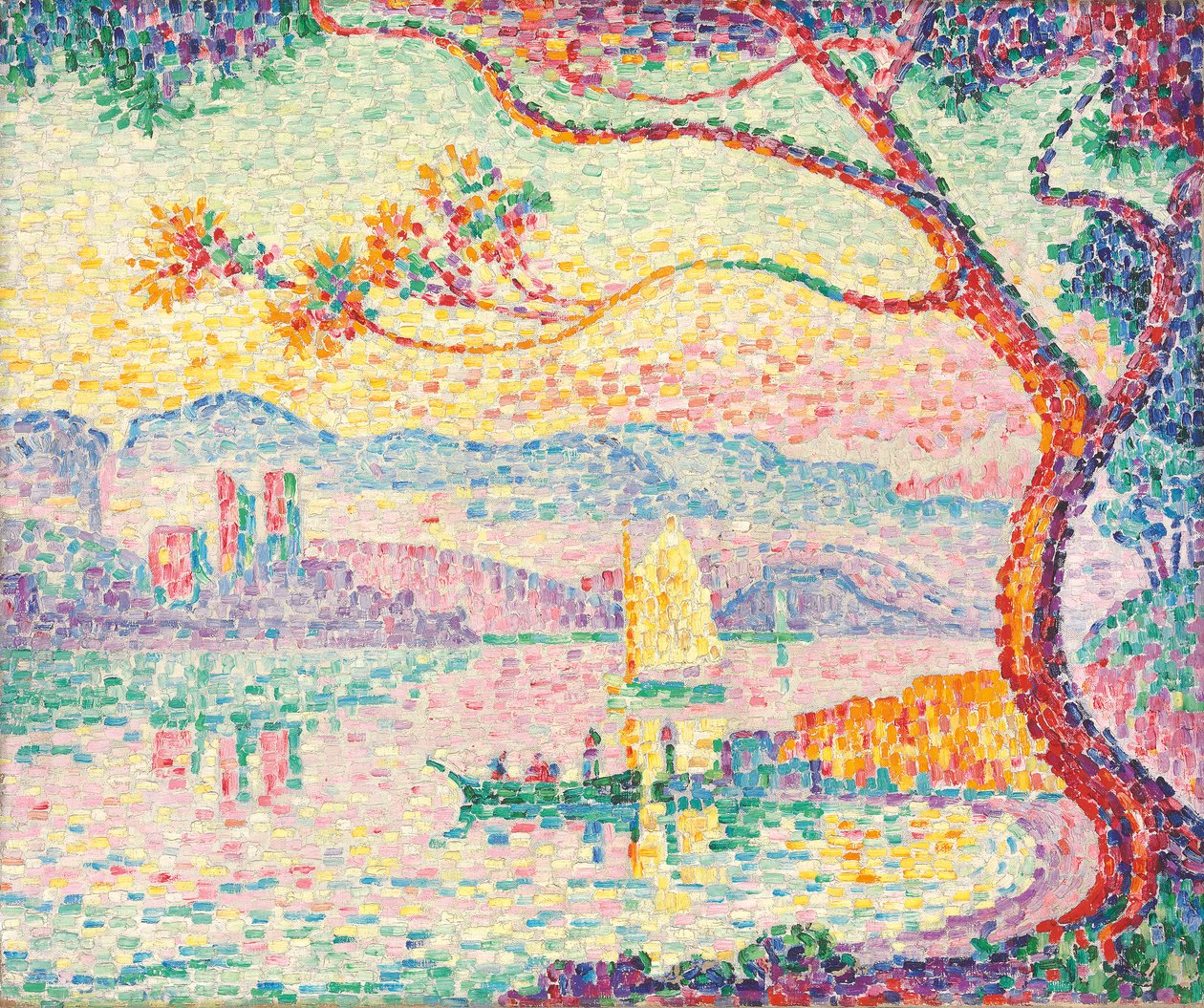 Port w Antibes, 1917 autorstwa Paul Signac