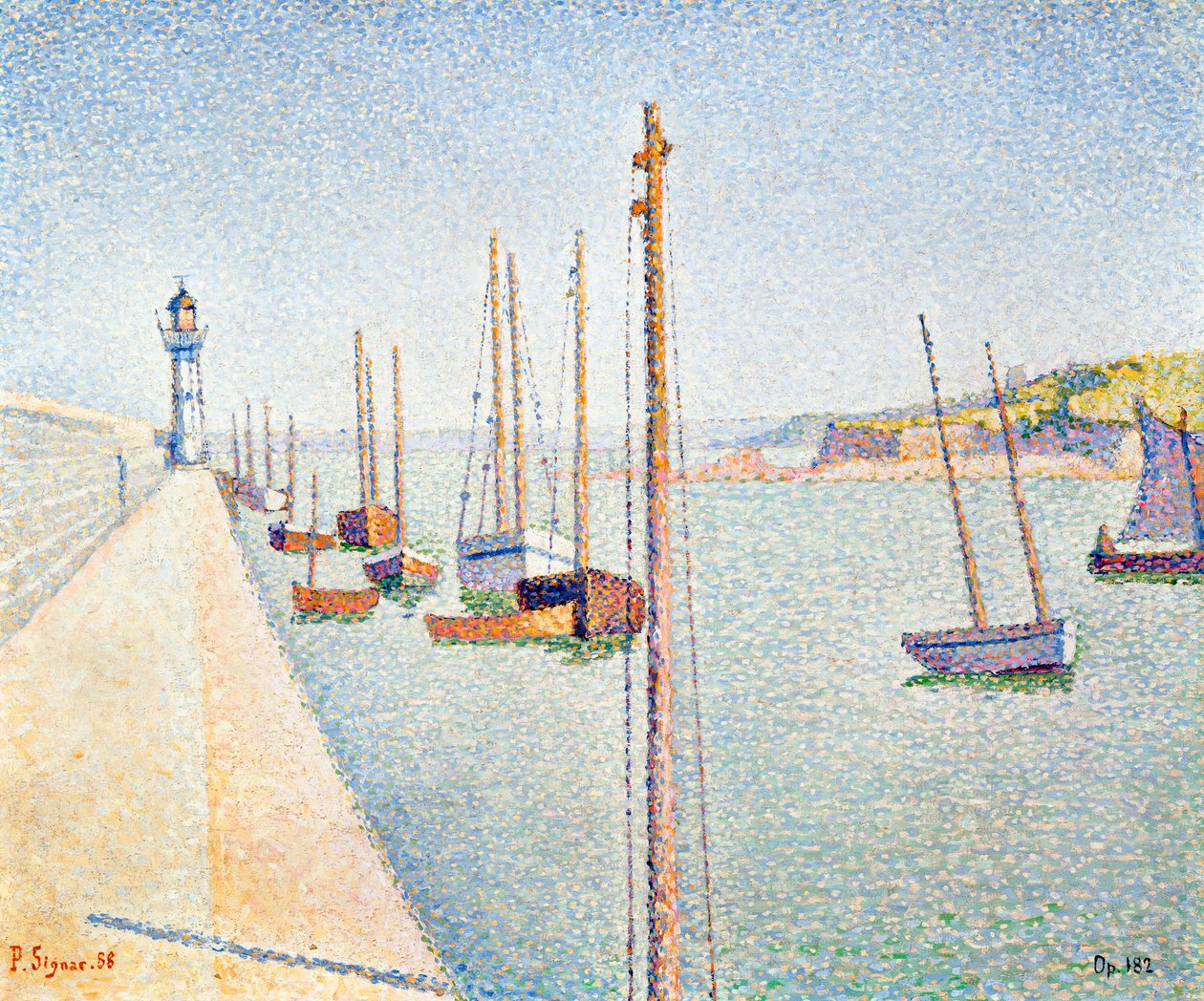 Portrieux, Bretania, 1888 autorstwa Paul Signac