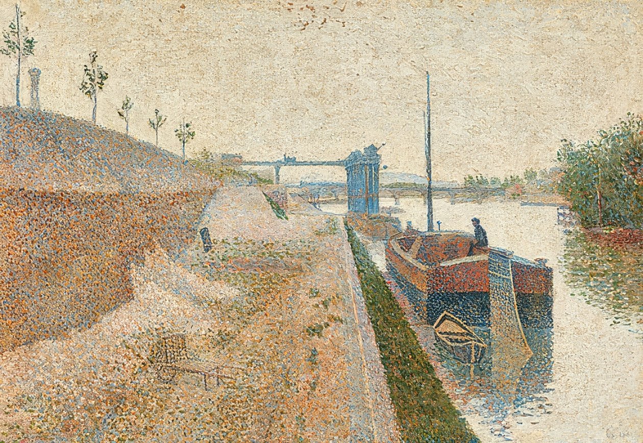 Quai de Clichy. 1887 autorstwa Paul Signac