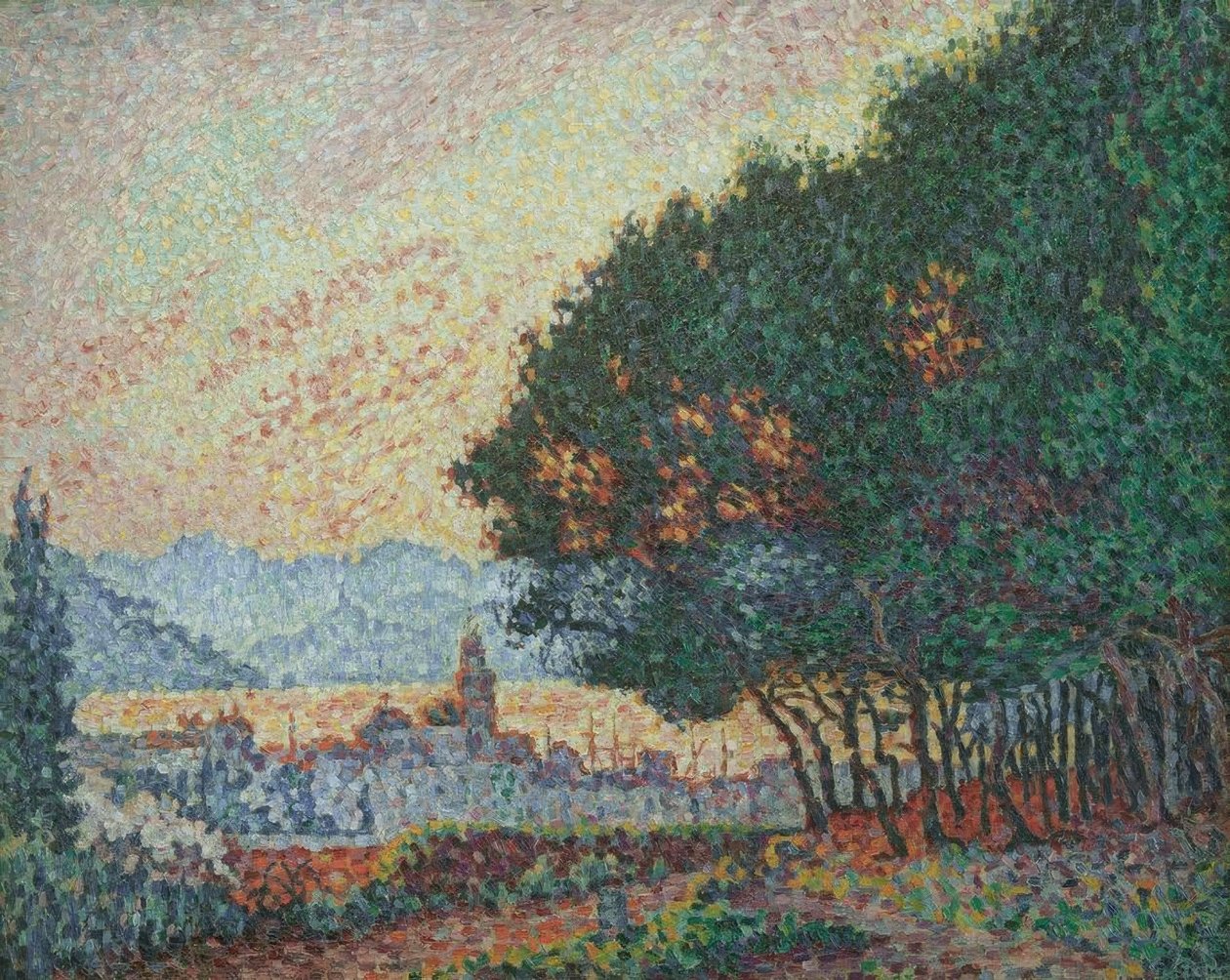 Saint-Tropez, Miasto i sosny autorstwa Paul Signac