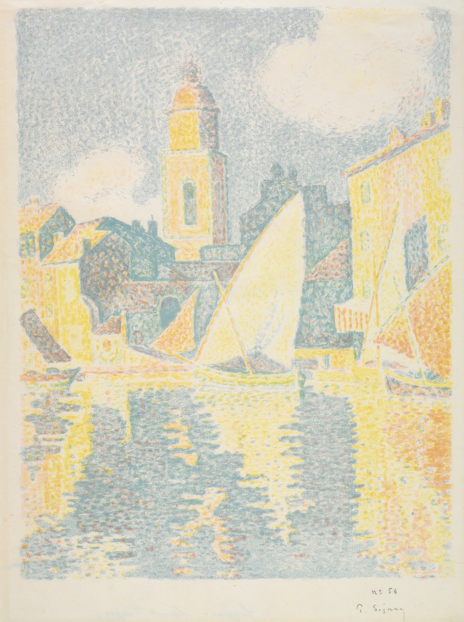 Saint-Tropez: Port autorstwa Paul Signac