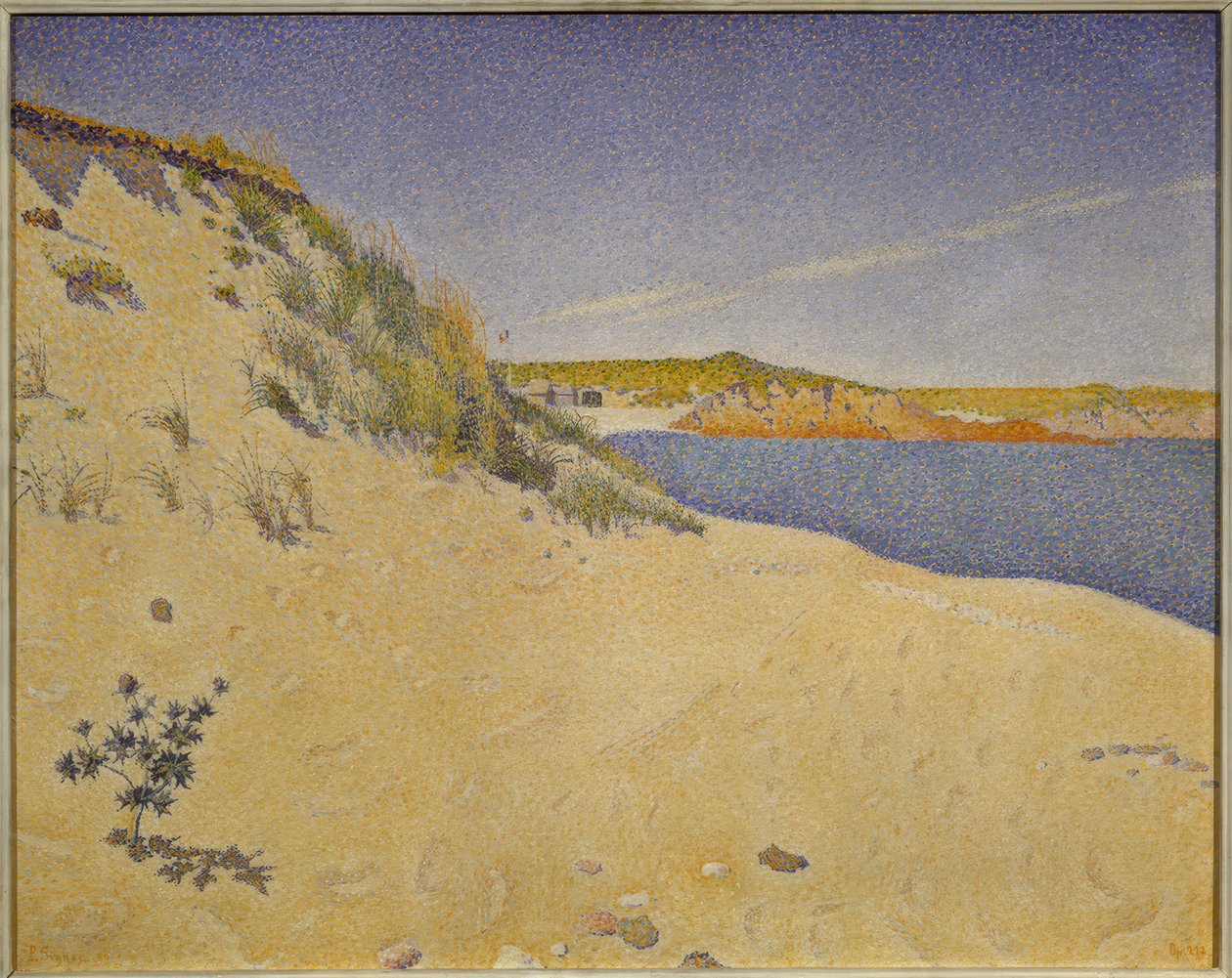 Piaszczyste wybrzeże autorstwa Paul Signac